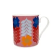 Keith Brymer Jones Frances Collett | Mugs & Cups^Frances Collett - Medium Ceramic Mug 275ml - Flower - Pink