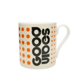 Keith Brymer Jones Frances Collett | Mugs & Cups^Frances Collett - Medium Ceramic Mug 275ml - Good Vibes