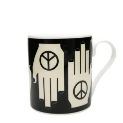 Keith Brymer Jones Frances Collett | Mugs & Cups^Frances Collett - Medium Ceramic Mug 275ml - Hand of Peace