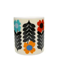 Keith Brymer Jones Frances Collett | Mugs & Cups^Frances Collett - Medium Ceramic Mug 275ml - Flower - Latte