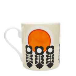 Keith Brymer Jones Frances Collett | Mugs & Cups^Frances Collett - Medium Ceramic Mug 275ml - Retro Sun Flower