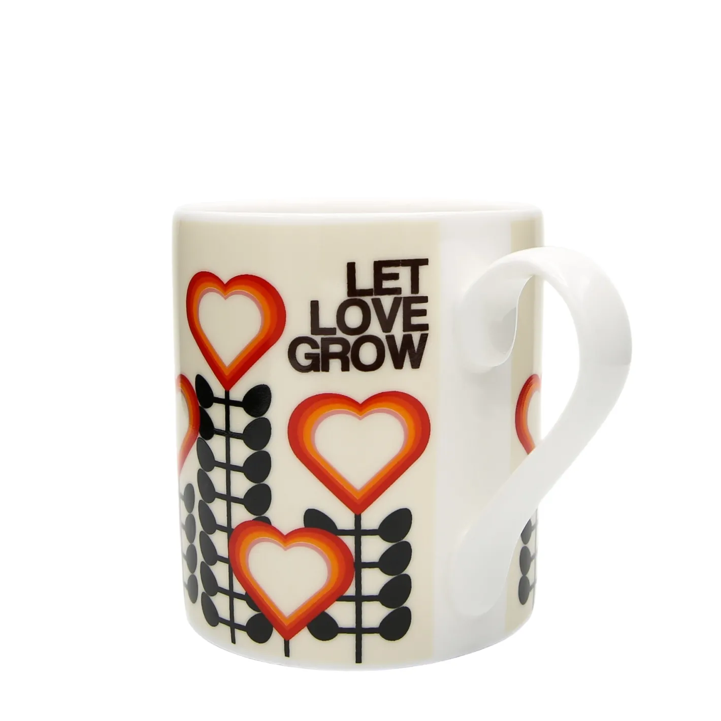 Keith Brymer Jones Frances Collett | Mugs & Cups^Frances Collett - Medium Ceramic Mug 275ml - Let Love Grow