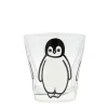 Keith Brymer Jones Jane Foster | Glass Tumblers^Jane Foster - Animal Glass Tumbler - Baby Penguin - 250ml
