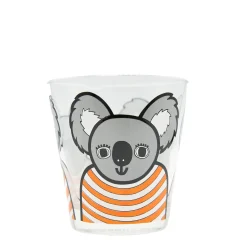 Keith Brymer Jones Jane Foster | Glass Tumblers^Jane Foster - Animal Glass Tumbler - Koala - 250ml