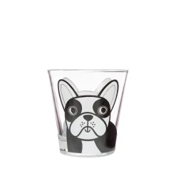 Keith Brymer Jones Jane Foster | Glass Tumblers^Jane Foster - Animal Glass Tumbler - French Dog - 250ml