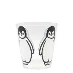 Keith Brymer Jones Jane Foster | Glass Tumblers^Jane Foster - Animal Glass Tumbler - Baby Penguin - 250ml