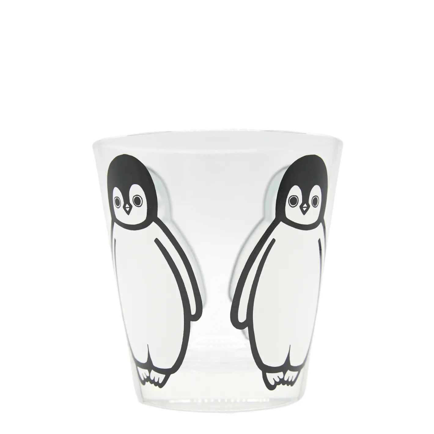 Keith Brymer Jones Jane Foster | Glass Tumblers^Jane Foster - Animal Glass Tumbler - Baby Penguin - 250ml