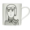 Keith Brymer Jones Jane Foster | Mugs & Cups^Jane Foster - Ceramic Mug - Amelia Earhart - 360ml