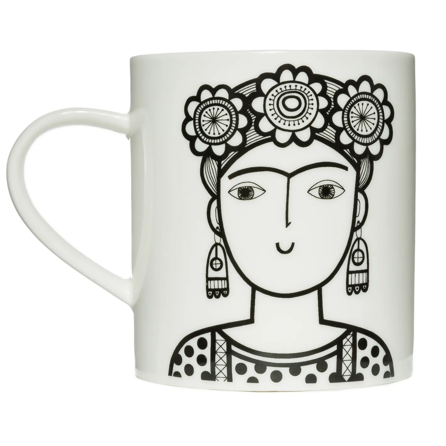 Keith Brymer Jones Jane Foster | Mugs & Cups^Jane Foster - Ceramic Mug - Frida Kahlo - 360ml