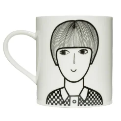 Keith Brymer Jones Jane Foster | Mugs & Cups^Jane Foster - Ceramic Mug - Mary Quant - 360ml