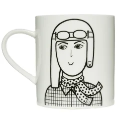 Keith Brymer Jones Jane Foster | Mugs & Cups^Jane Foster - Ceramic Mug - Amelia Earhart - 360ml