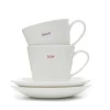 Keith Brymer Jones Keith Brymer Jones | Mugs & Cups^- Espresso Cup Pair - his & hers - 100ml