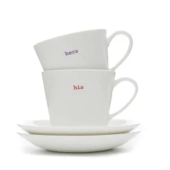 Keith Brymer Jones Keith Brymer Jones | Mugs & Cups^- Espresso Cup Pair - his & hers - 100ml