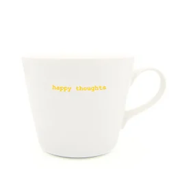 Keith Brymer Jones Keith Brymer Jones | Mugs & Cups^- Medium Mug - happy thoughts - 350ml