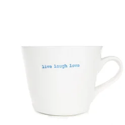 Keith Brymer Jones Keith Brymer Jones | Mugs & Cups^- Medium Mug - live laugh love - 350ml