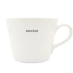 Keith Brymer Jones Keith Brymer Jones | Mugs & Cups^- Medium Mug - siocled (Welsh) - 350ml