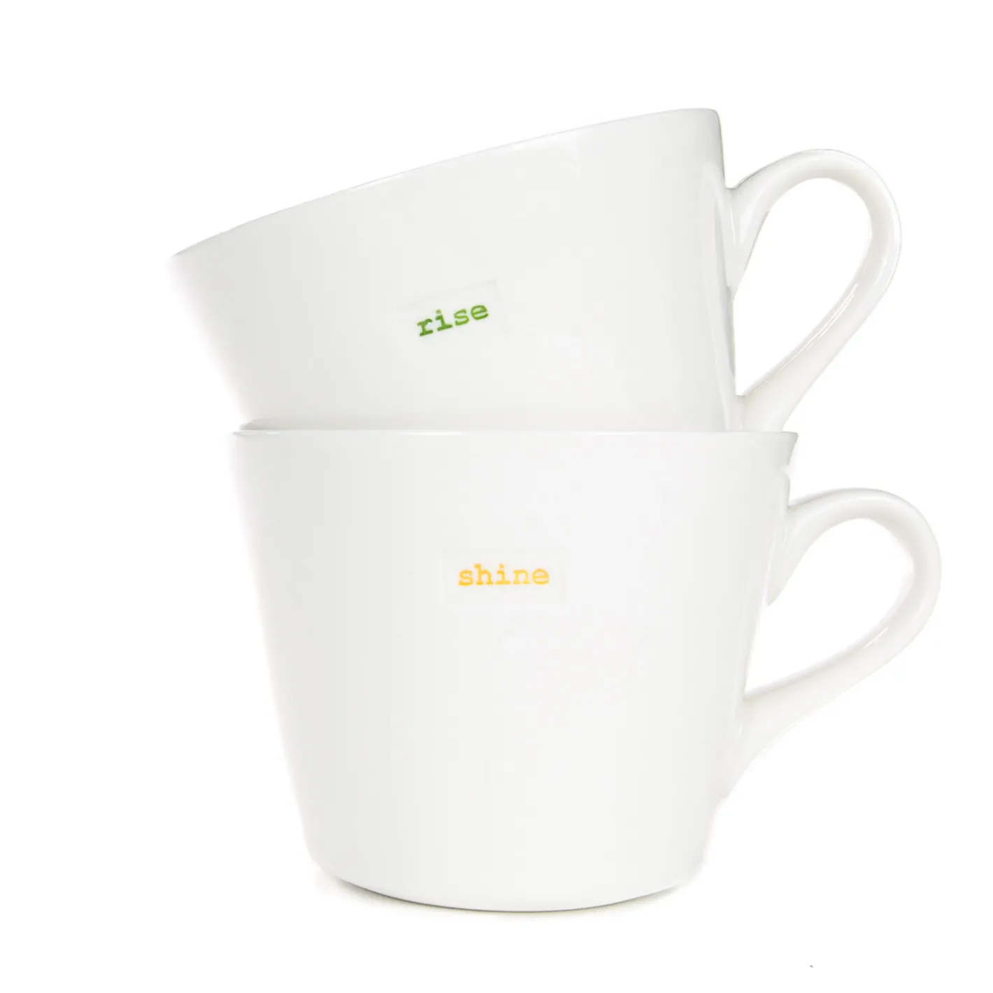 Keith Brymer Jones Keith Brymer Jones | Mugs & Cups^- Medium Mug Pair - rise & shine - 350ml