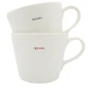 Keith Brymer Jones Keith Brymer Jones | Mugs & Cups^- Medium Mug Pair - bride & groom - 350ml
