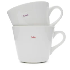 Keith Brymer Jones Keith Brymer Jones | Mugs & Cups^- Medium Mug Pair - his & hers - 350ml