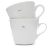 Keith Brymer Jones Keith Brymer Jones | Mugs & Cups^- Medium Mug Pair - Mr & Mrs - 350ml