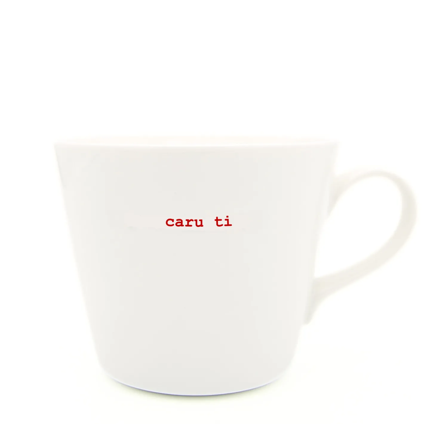 Keith Brymer Jones Keith Brymer Jones | Mugs & Cups^- Medium Mug - caru ti (Welsh) - 350ml