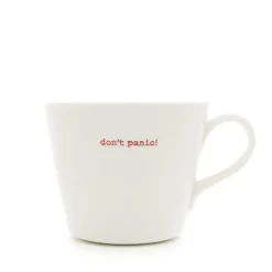 Keith Brymer Jones Keith Brymer Jones | Mugs & Cups^- Medium Mug - don't panic! - 350ml