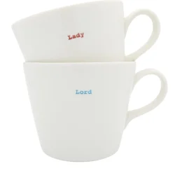 Keith Brymer Jones Keith Brymer Jones | Mugs & Cups^- Medium Mug Pair - Lord & Lady - 350ml