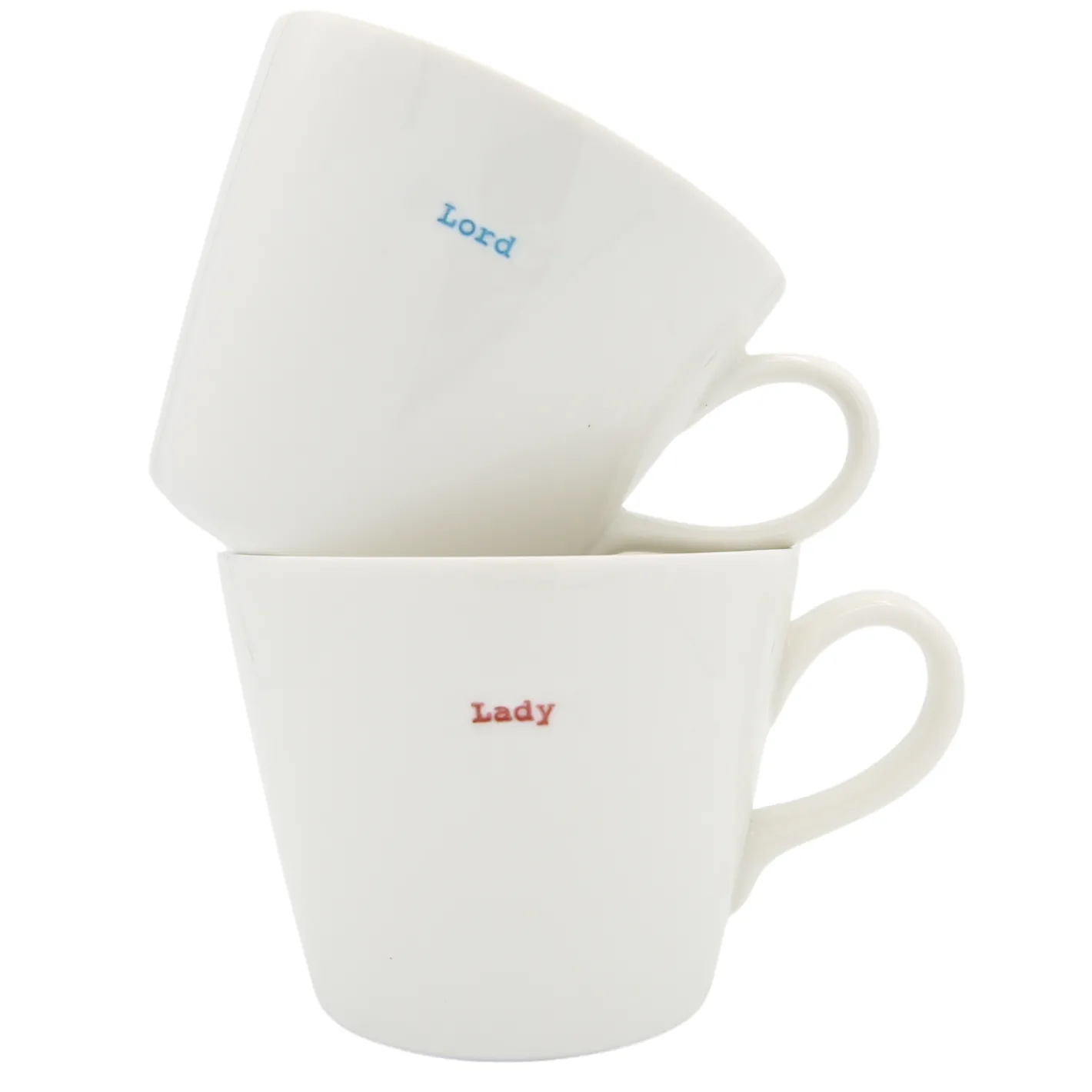 Keith Brymer Jones Keith Brymer Jones | Mugs & Cups^- Medium Mug Pair - Lord & Lady - 350ml