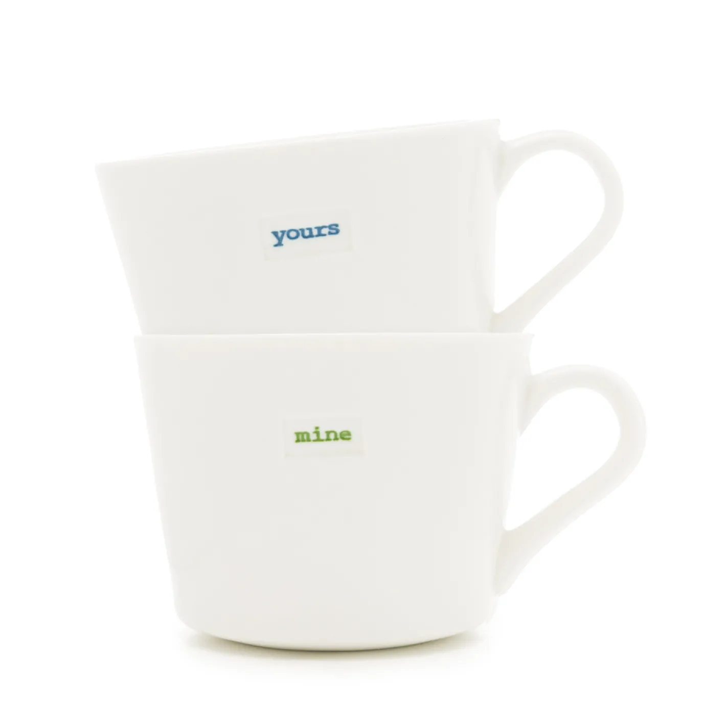 Keith Brymer Jones Keith Brymer Jones | Mugs & Cups^- Small Mug Pair - yours & mine - 280ml