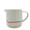 Keith Brymer Jones Keith Brymer Jones | Serveware^- Stoneware Jug - Pebble & Red - 400ml