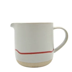 Keith Brymer Jones Keith Brymer Jones | Serveware^- Stoneware Jug - Pebble & Red - 400ml