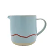Keith Brymer Jones Keith Brymer Jones | Serveware^- Stoneware Jug - Clear Sky & Red - 400ml
