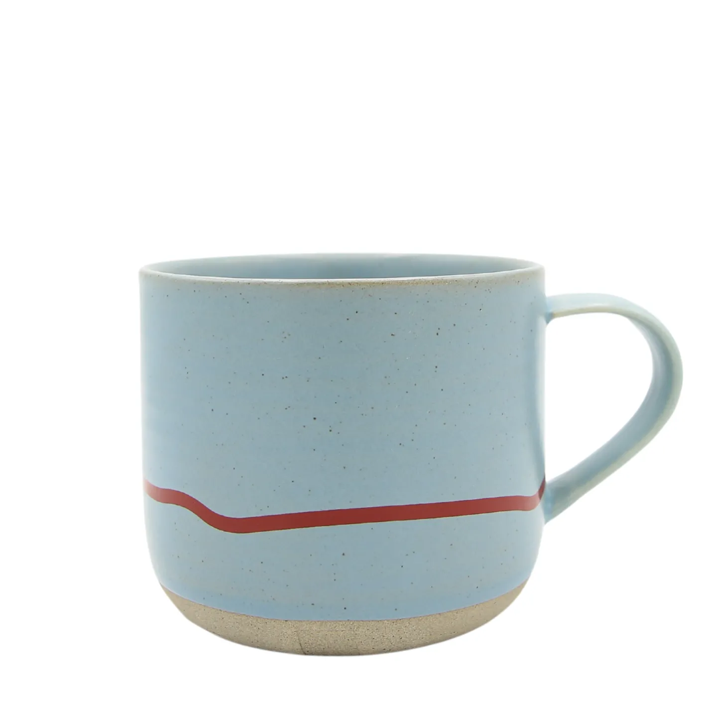 Keith Brymer Jones Keith Brymer Jones | Mugs & Cups^- Stoneware Mug - Clear Sky & Red - 350ml