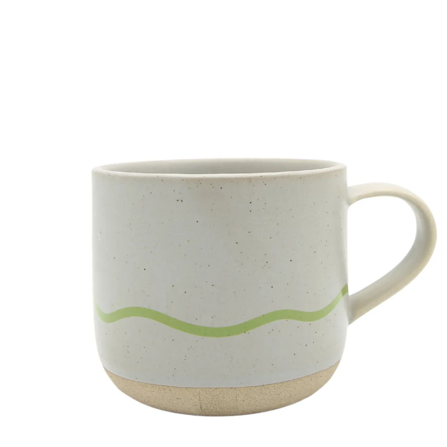 Keith Brymer Jones Keith Brymer Jones | Mugs & Cups^- Stoneware Mug - Pebble & Green - 350ml