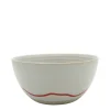 Keith Brymer Jones Keith Brymer Jones | Plates & Bowls^- Stoneware Bowl - Pebble & Red - 600ml