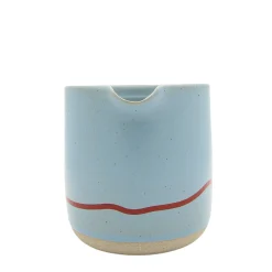 Keith Brymer Jones Keith Brymer Jones | Serveware^- Stoneware Jug - Clear Sky & Red - 400ml