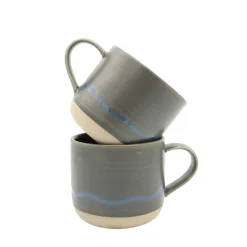 Keith Brymer Jones Keith Brymer Jones | Mugs & Cups^- Stoneware Mug - Slate & Blue - 350ml