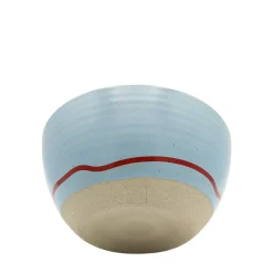 Keith Brymer Jones Keith Brymer Jones | Plates & Bowls^- Stoneware Bowl - Clear Sky & Red - 600ml