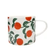 Keith Brymer Jones Kiran Ravilious | Mugs & Cups^Kiran Ravilious - Medium Ceramic Mug 325ml - Oranges