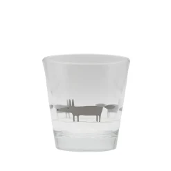 Keith Brymer Jones Glass Tumblers | Scion Living^Scion Living - Animal Glass Tumbler - Mr Fox - Grey - 250ml