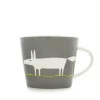 Keith Brymer Jones Scion Living | Mugs & Cups^Scion Living - Animal Mug - Mr Fox - Charcoal & Lime - 350ml