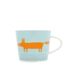 Keith Brymer Jones Scion Living | Mugs & Cups^Scion Living - Animal Mug - Mr Fox - Duckegg & Orange - 250ml