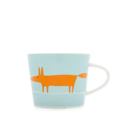 Keith Brymer Jones Scion Living | Mugs & Cups^Scion Living - Animal Mug - Mr Fox - Duckegg & Orange - 250ml