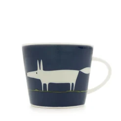 Keith Brymer Jones Scion Living | Mugs & Cups^Scion Living - Animal Mug - Mr Fox - Indigo - 350ml