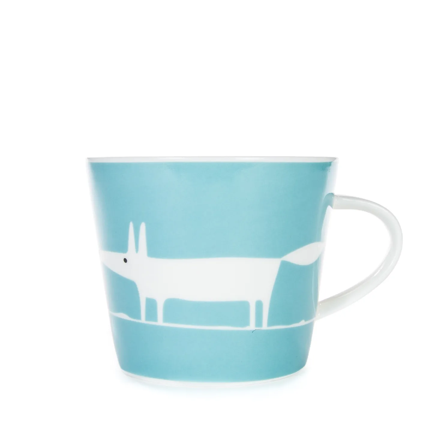 Keith Brymer Jones Scion Living | Mugs & Cups^Scion Living - Animal Mug - Mr Fox - Teal - 350ml