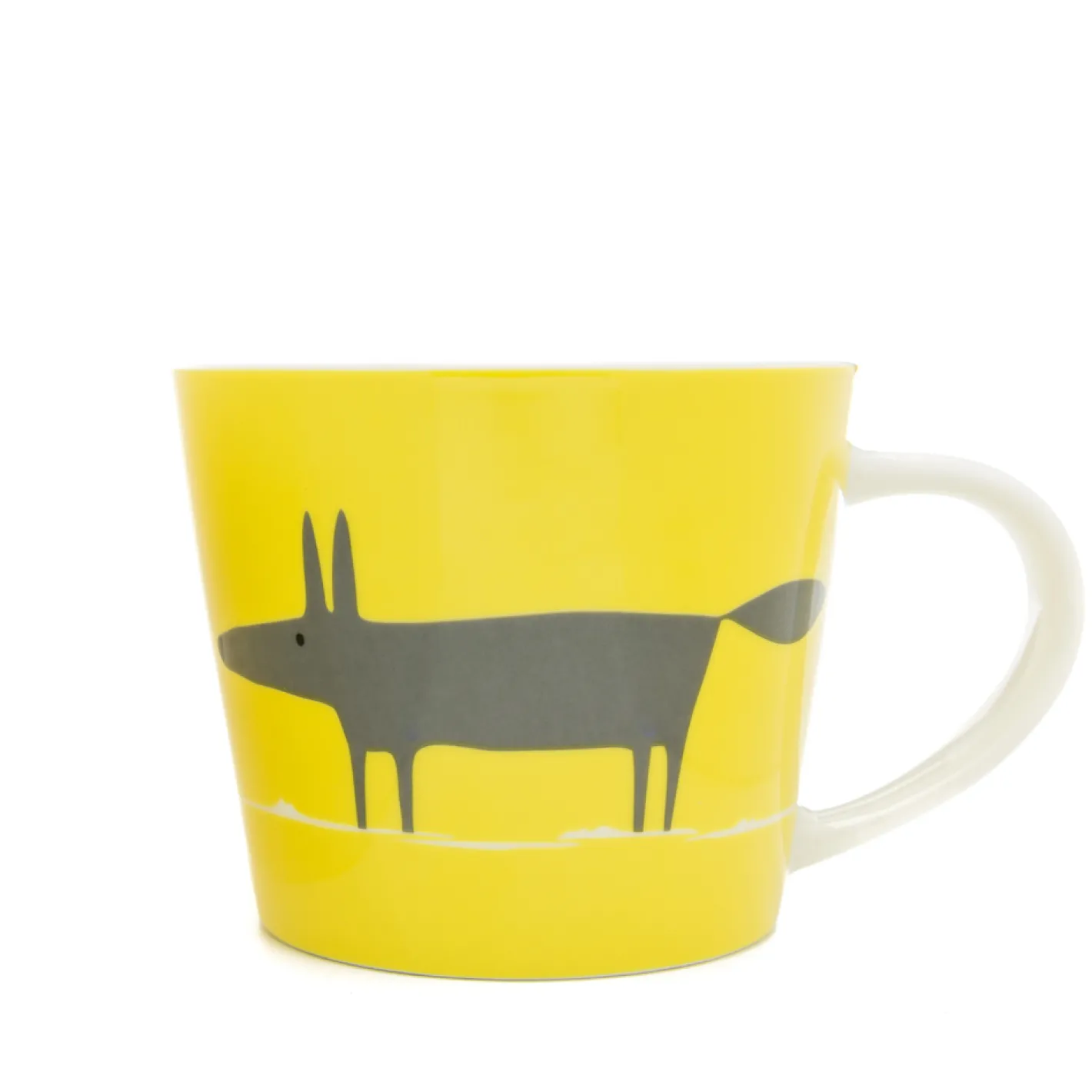 Keith Brymer Jones Scion Living | Mugs & Cups^Scion Living - Animal Mug - Mr Fox - Yellow & Charcoal - 525ml