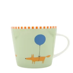 Keith Brymer Jones Scion Living | Mugs & Cups^Scion Living - Animal Mug - Mr Fox Balloon - Green - 350ml