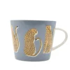 Keith Brymer Jones Scion Living | Mugs & Cups^Scion Living - Animal Mug - Lionel Leopard - Denim - 350ml