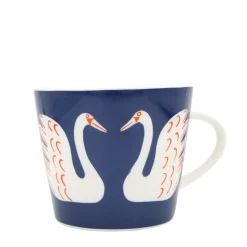 Keith Brymer Jones Scion Living | Mugs & Cups^Scion Living - Animal Mug - Swim Swam Swan - Denim - 350ml