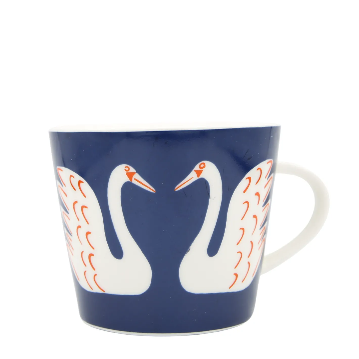 Keith Brymer Jones Scion Living | Mugs & Cups^Scion Living - Animal Mug - Swim Swam Swan - Denim - 350ml